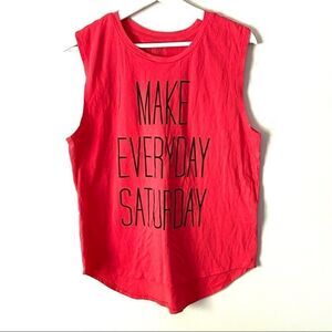 Freeze Make everyday Saturday graphic athletic tee